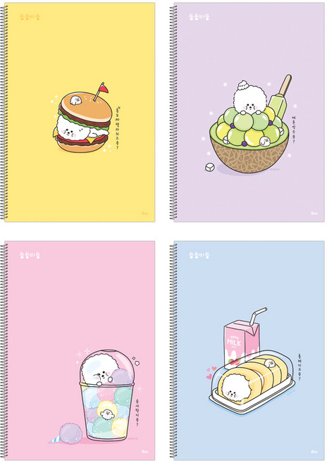 아이비스 1000 슬림원링노트(숑숑비숑) 11372