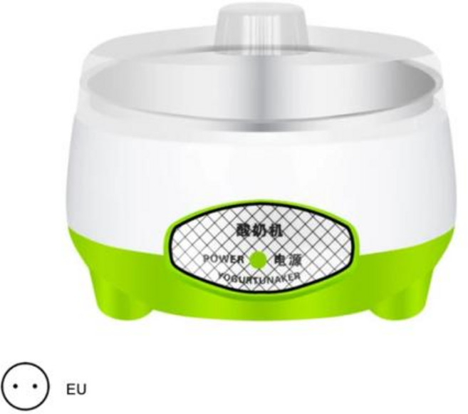 요거트 메이커 요구르트 요플레 제조기 쌀 와인 효소 나토 발효기 일정한 온도 발효 미니 자동 1.2L 그린 오렌지 스틸 1 개, 1개, 2) Green