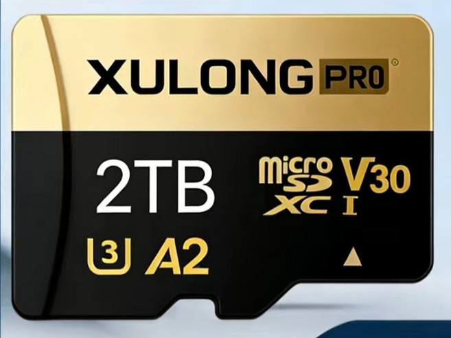 XULONG PRO Micro SDXC 記憶卡 V30 A2 高速傳輸, 1個, 2TB