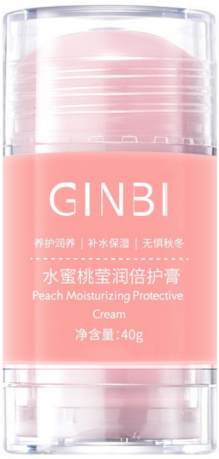 GINBI 水蜜桃瑩潤倍護膏 滋潤保濕護足霜, 1個, 吟美水蜜桃瑩潤倍護膏40g