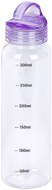국산 슬림 미니 휴대용 물병 물통 어린이 러닝 등산 트라이탄소재 BPA free, 04 퍼플, 1개, 300ml