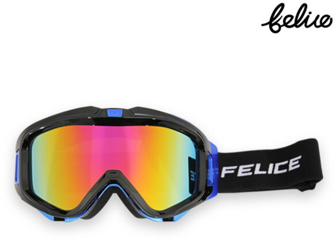 [에이콘] 펠리체 S9 BLACK 스키고글 스노우보드고글 남녀공용, 단품, 1개