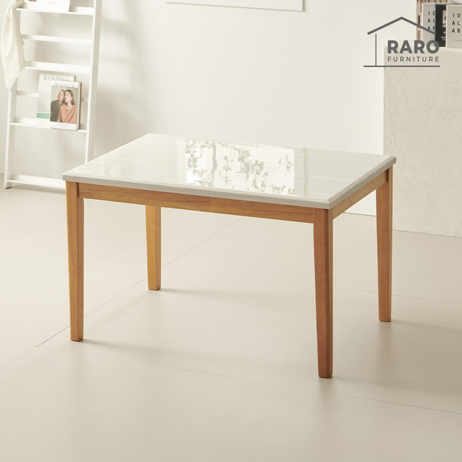 라로퍼니처 린디 1200 천연 대리석 4인 식탁 테이블 40T 북유럽 감성 디자인, 단품