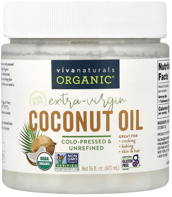 아이허브 엑스트라 버진 코코넛오일 473ml(16fl oz), 1개, 473ml - 쿠팡