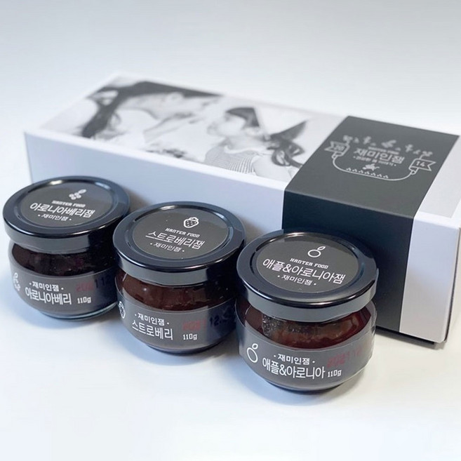 국산 수제 무설탕 잼 3종 선물세트 설 명절 답례품 기념품 단체행사, 단품, 1개