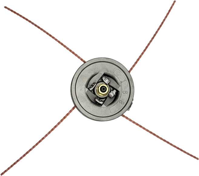 예초기 3.5mm 나일론 줄날 알루미늄 브러시 커터 헤드 리필용 끈줄, 나일론커터 (줄(심)날 기본10개), 1개