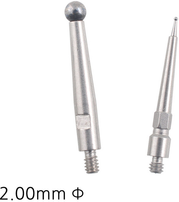 2.00 파이 테사용 인디게이터포인트 바늘 초경 볼포인트 측정자 스타일러스 팁 2.00 파이, 1개