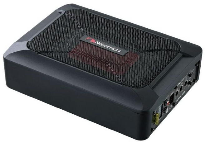 나카미치 앰프일체형 서브우퍼 NBF618S 원격 컨트롤러 포함