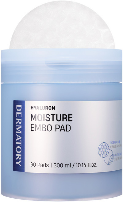 더마토리 히알루론 수분샘 엠보 패드 300ml, 60매입, 1개