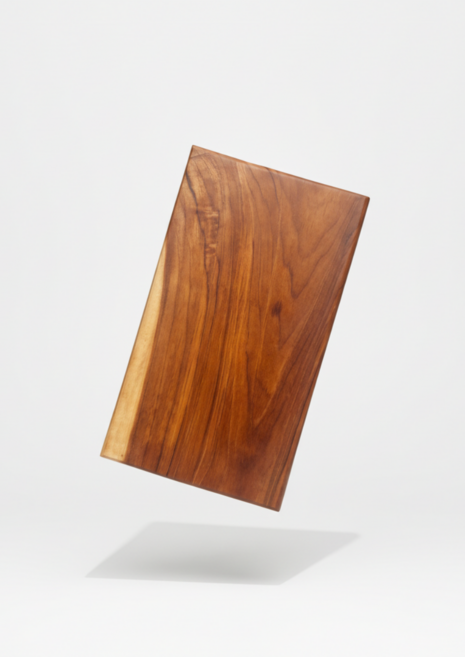 누누리빙 플레이팅 나무 도마 치즈플레이트 티크원목 캠핑용, 1개