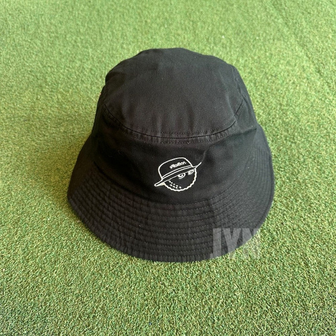 [국내매장판] 말본 빅스크립트 버킷햇 블랙+정품쇼핑백(사은품) 골프웨어 버킷햇 말본골프 캡모자 골프모자 벙거지모자, Black, 1개