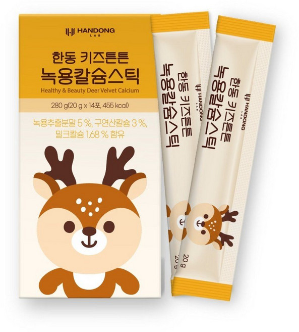 [삭제]한동 키즈튼튼 녹용칼슘스틱, 280g, 2개