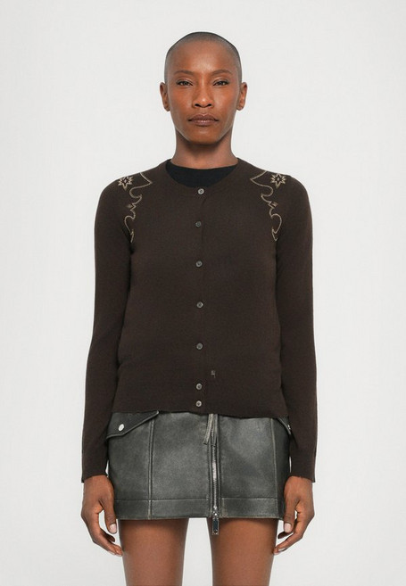 쟈딕앤볼테르 여성 자디그 앤 볼테르 미샤 가디건 다크 초콜릿 1022762 (관부가세포함가)