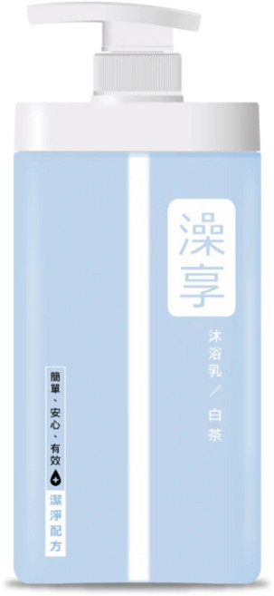 澡享 沐浴乳 1000ml 多款任選, 1個, 白茶