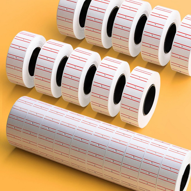 일상채움 가격표 라벨기 용지 500p x 10롤, 1세트