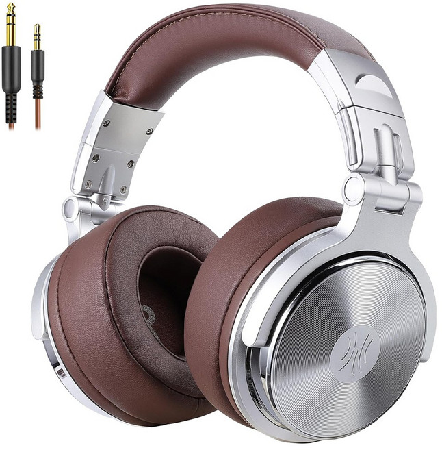 원오디오 Pro-30 유선 헤드폰 (한국 유일 총판) (유선헤드셋 헤드폰 유선헤드폰 모니터링헤드폰), 프로30, 브라운