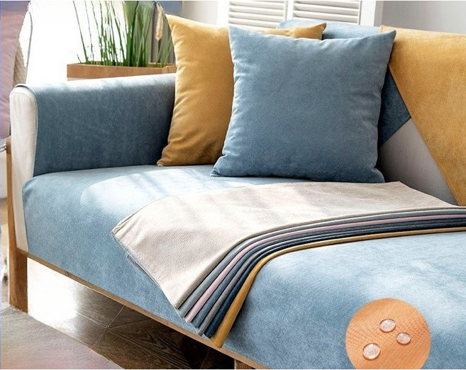 LOCO LAB 방수 패브릭 소파보호커버, 그레이, 1개