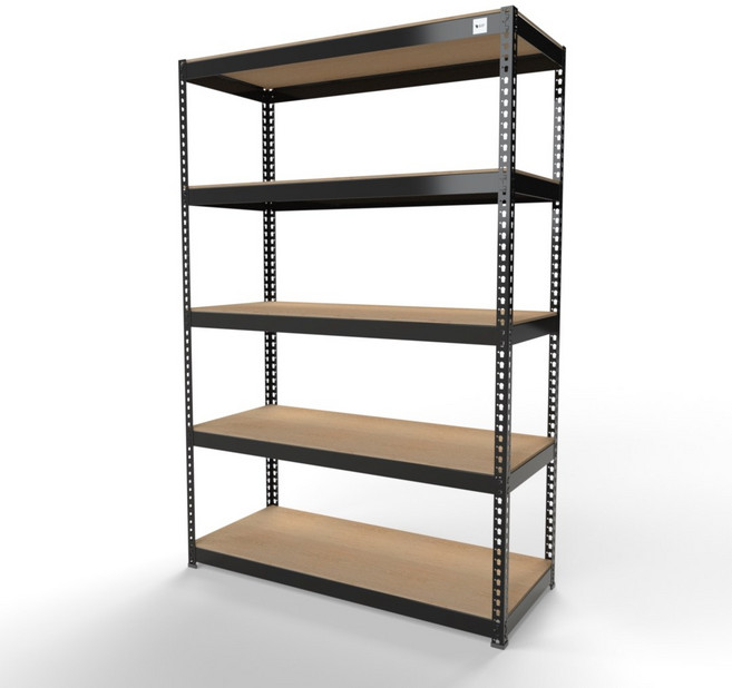 울트라랙 5단 모음 무볼트앵글 조립식앵글 선반 베란다선반 철제선반, 흑색