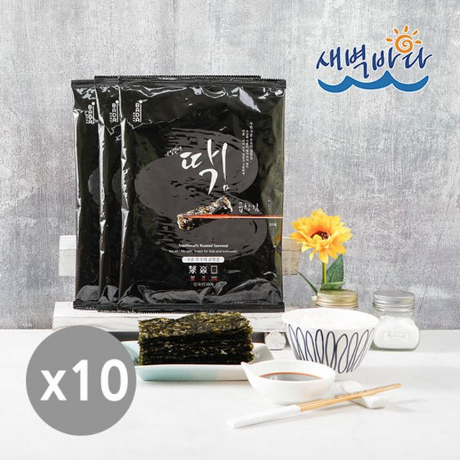 새벽바다 내입맛에딱김 무조미 구운 전장 곱창김 돌김 아기김 16g x 10봉 LAMG1610, 상세 설명 참조, 상세 설명 참조