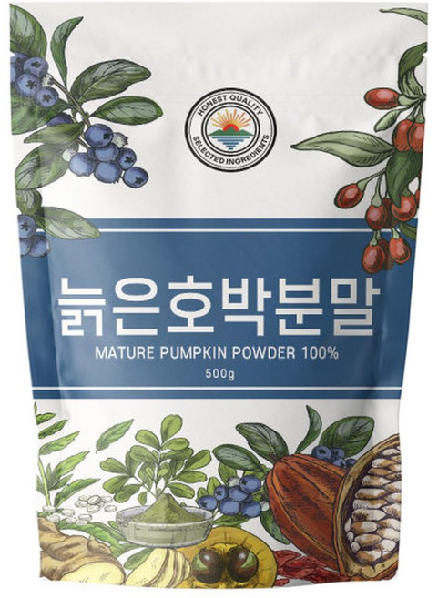 국산 늙은호박분말 호박가루 500g 100, 1개