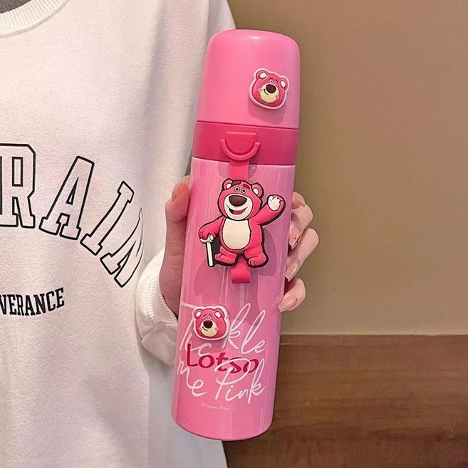 Disney/Pixar 草莓熊系列 316不鏽鋼保溫水壺, 1個