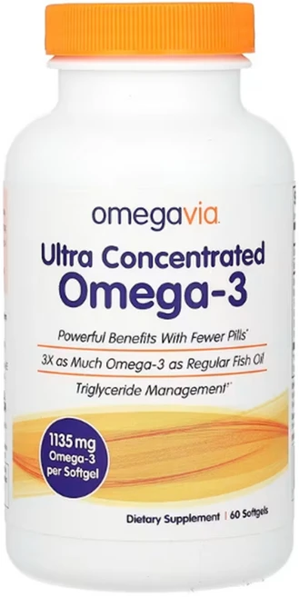 RTG 고농축 오메가3 소프트젤 60정 세트구성 [오메가비아 OMEGAVIA], 3개 - 쿠팡