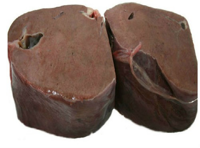 [생푸드] 소간 1kg(한우)(냉동)(국내산)(한우간), 1개