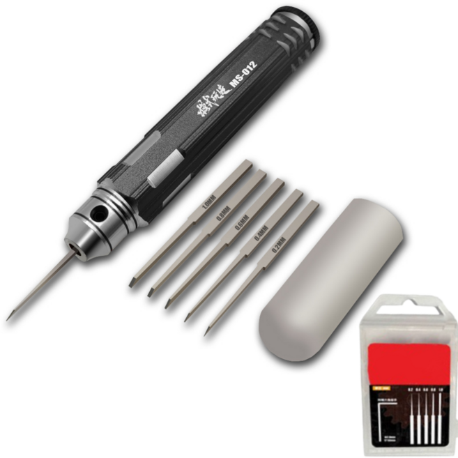 프라홈 프라모델 극세도 정밀 패널라이너 교체형, 블랙