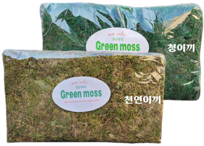 농사친구 천연이끼 청이끼 600g, 01. 천연이끼(흐린색) 600g, 1개