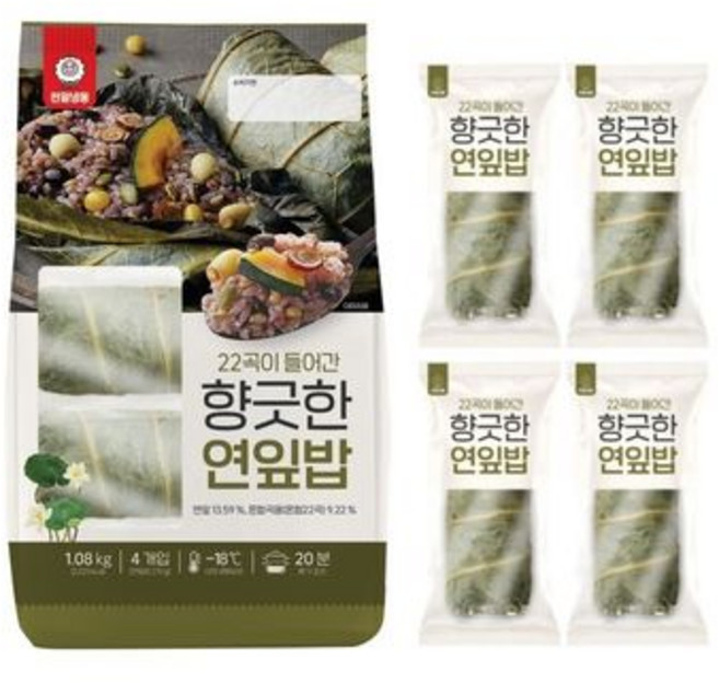 22곡이들어간향긋한연잎밥1.08KG (270g x 4개입), 270g, 1개