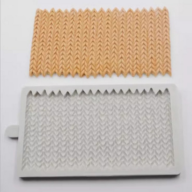 실리콘 베이킹 몰드 니트 스웨터 모양 케이크 슈가크래프트 장식 도구, 기본, 1개