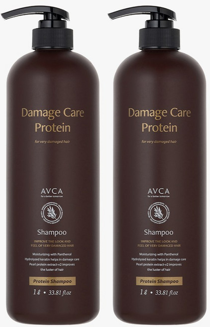 [아브카][1+1] 극손상 케어 데미지 솔루션 단백질 샴푸 1000ml