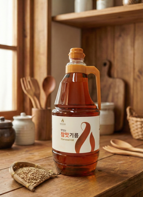 더함 맛있는 참맛기름, 6개, 1.8L