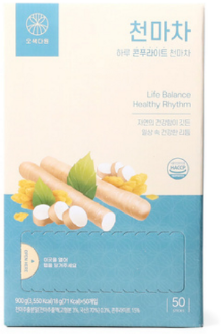 오색다원 하루 콘푸라이트 천마차, 29개, 50개입, 18g