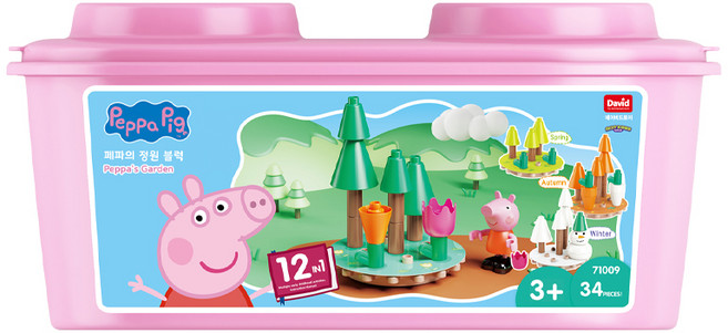 (무배)페파피그 페파의 정원 블럭, 1개