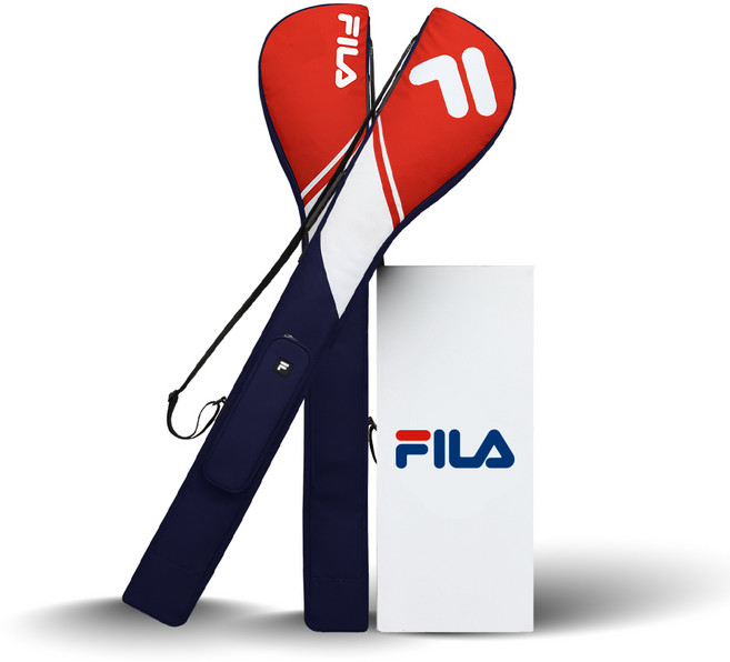 휠라 하프백 그래비티 시프트 골프가방 하프주머니 10개수납, 네이비