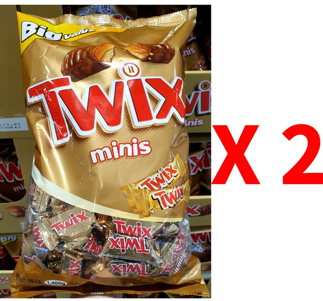 트윅스 미니스 픽앤믹스, 1.4kg, 2개