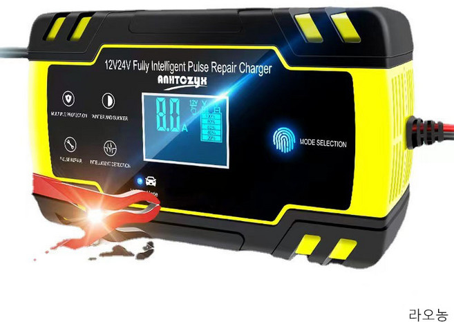 라오농 퍽셔 폭서 폭스 충전기 2세대 자동 배터리 자동차 오토바이 배터리복원기 펄스 수리, 1개