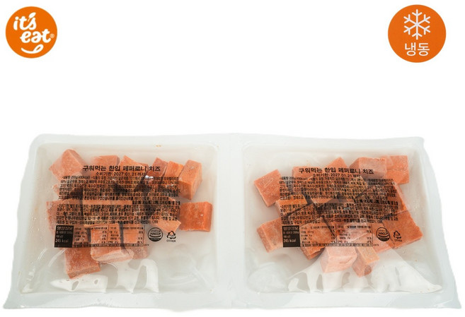 제일유업 잇츠잇 구워먹는 페파로니 한입치즈 400g X 2ea 800g 자르지않고 한입에 먹을수 있는 구워먹는치즈 꼬치에 꼽아 굽기 좋은, 1세트