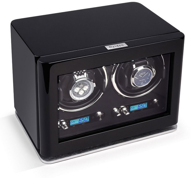 [Heiden] 하이덴 노바 더블 와치와인더 HD024-Black 명품 시계 보관함 2구