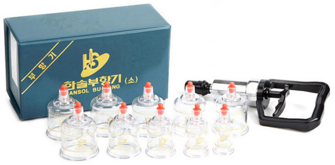 한솔부항기 10p 세트 (소) 부항기 부황기 부항컵, 1개