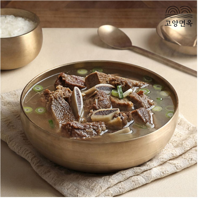 한식명장 국내산 압도적 대용량 소갈비탕 (실온), 1개, 1kg