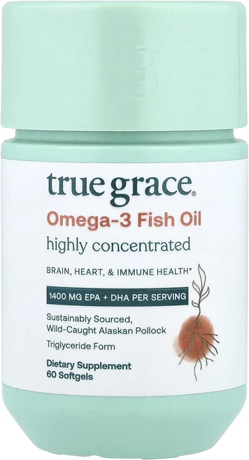 몸관리하세요 겨울입니다 True Grace 오메가3 피쉬 오일 소프트젤 60정 특별관리진행, TrueGrace오메가3피쉬오일소프트젤60정, 1 - 쿠팡