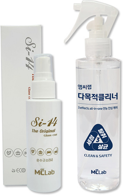 엠씨랩 셀프나노코팅 홈케어 Si-14코팅제 60ml + 다목적클리너 200ml 세트, 1개