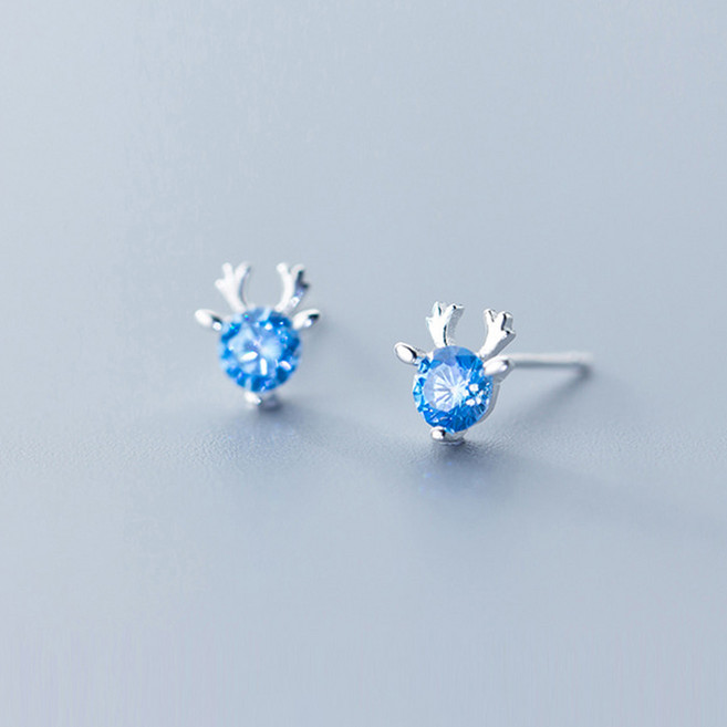 토나카이 아쿠아마린 은귀걸이 실버925 미니귀걸이