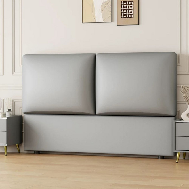 원목 침대 헤드 프레임 머리판 헤드보드 호텔식, H. B 연회색 원목 프레임