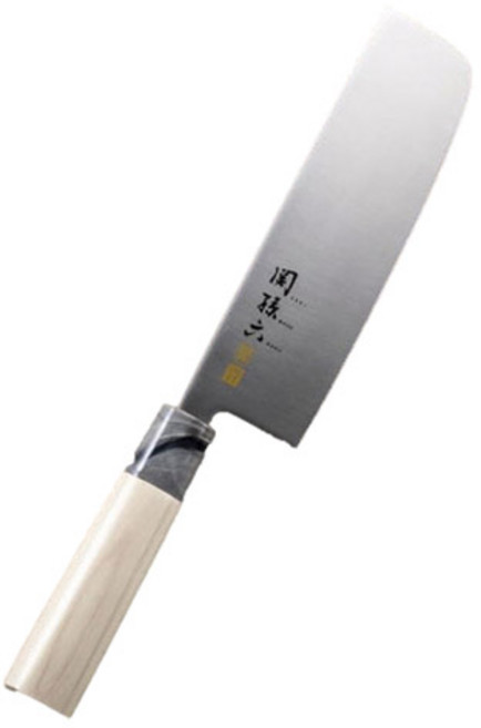 세키마고로쿠 긴쥬 ST 스테인리스 채소 식도, 1개, 실버 + 우드