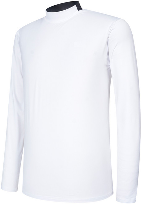 [SNF]남성 골프 티셔츠 블록 배색 반폴라 골프 이너웨어 1+1 2장[봄 가을용]