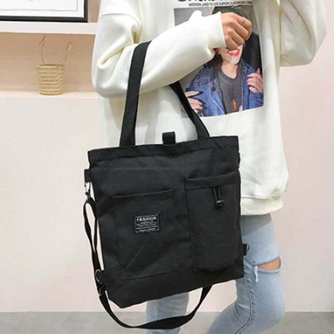 탬버린백 데일리 크로스백 남자 여자 숄더백 캔버스 캐주얼