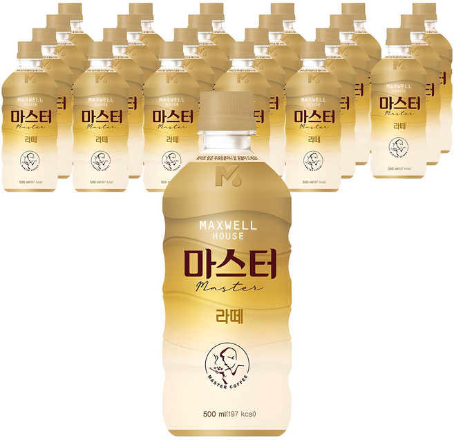 맥스웰하우스 마스터 라떼, 500ml, 24개